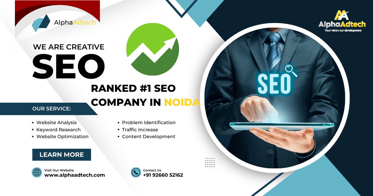 Ranked #1 SEO Company in Noida - alphaadtech