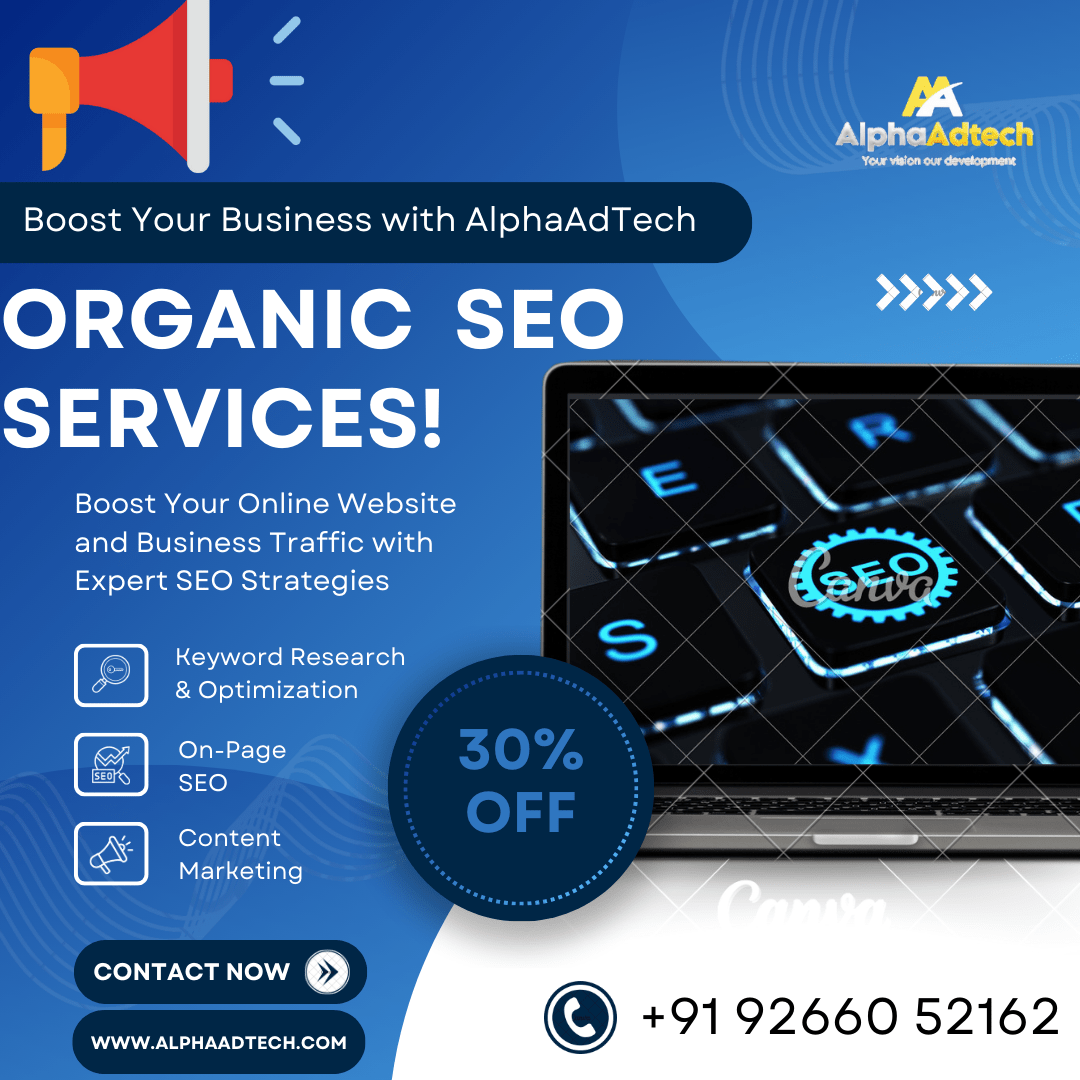 Organic SEO Services in Noida - alphaadtech